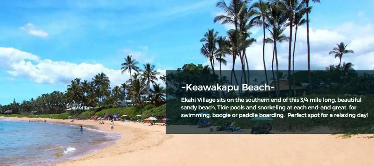 9B Ekahi Village-Studio Bath, Garden View - 1 Minute Stroll To Beach! Wailea  Aparthotel Wailea (Maui)